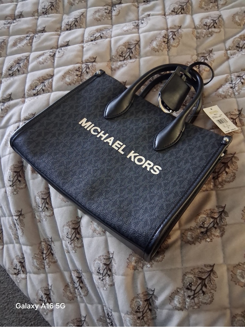Michael Kors Black Logo Tote Briefcase
